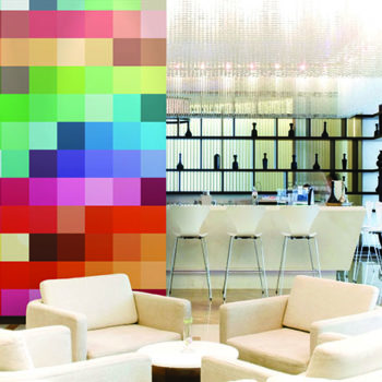 colorful wall covering design