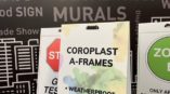 Coroplast A-frames
