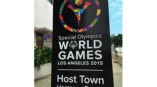 Special Olympics Los Angeles 2015 sign 