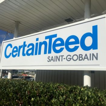 Outdoor sign for CertainTeed