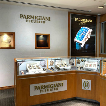 Parmigiani watches wall mural and graphic