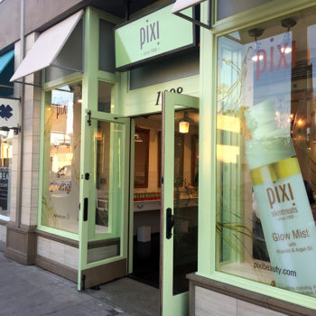 Storefront with graphics for Pixi