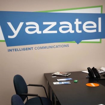 yazatel intelligent communications wall graphic
