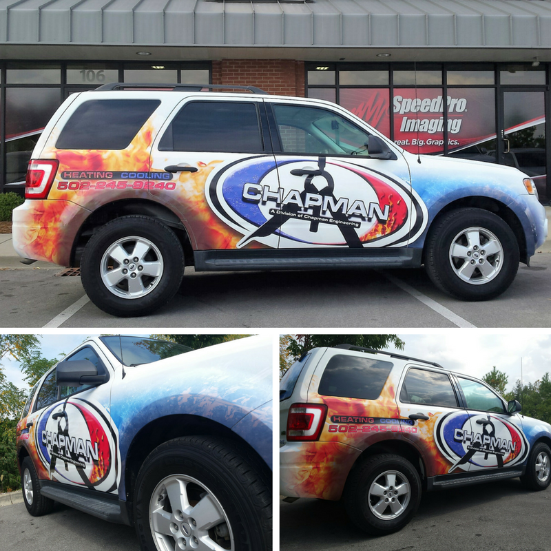chapman car wrap