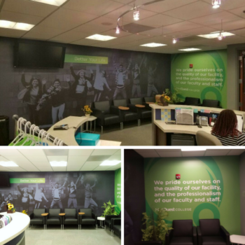 Wall murals for MedQuest College 