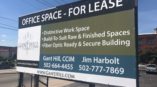 gant hill office space for lease sign
