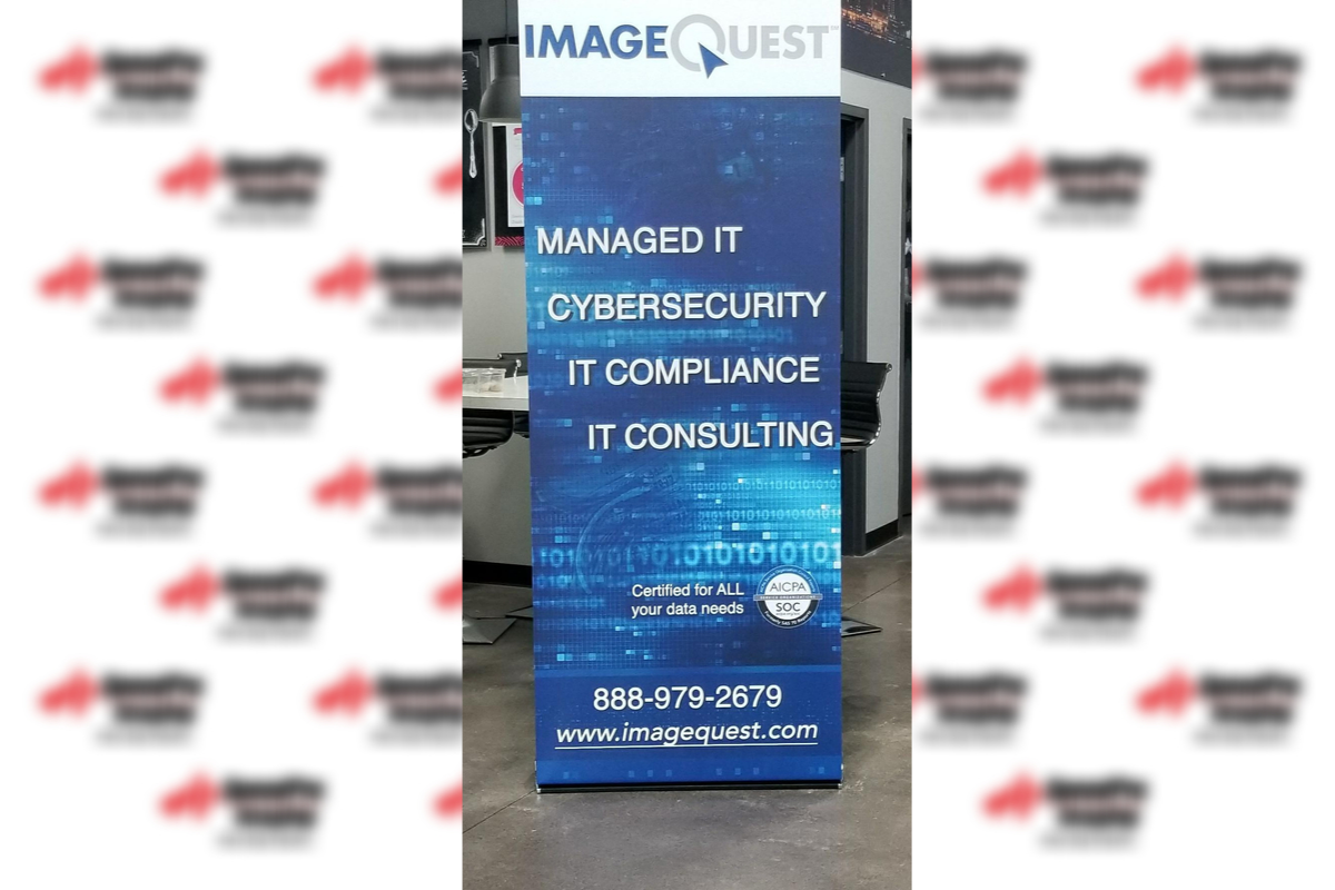 image quest standing banner