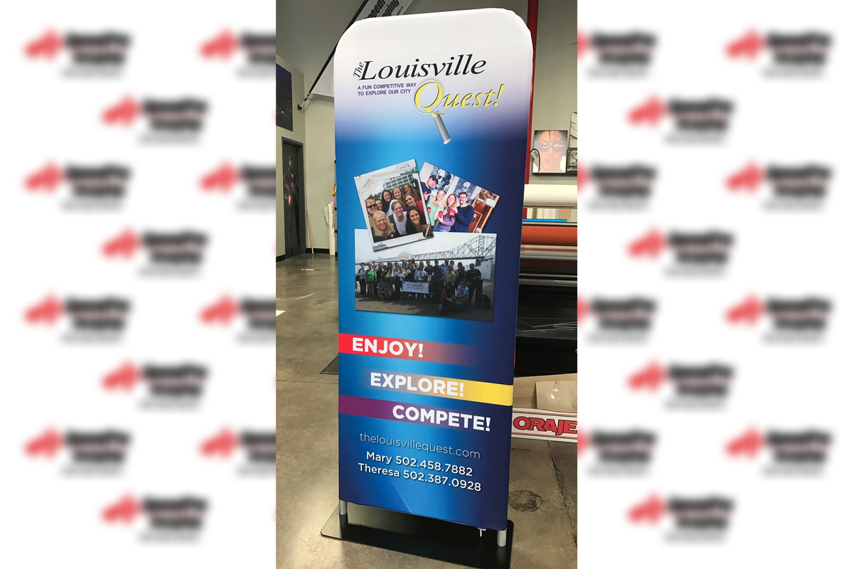 the louisville quest standing banner