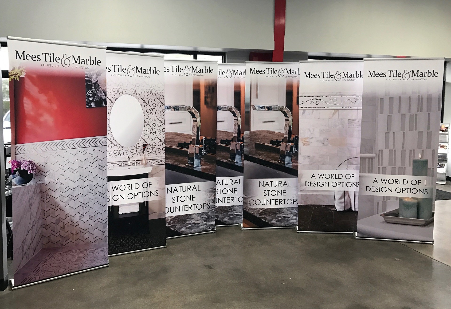 Mees Tile - Retractable Banners