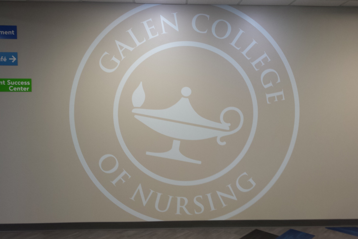 Galen College Logo wall graphics