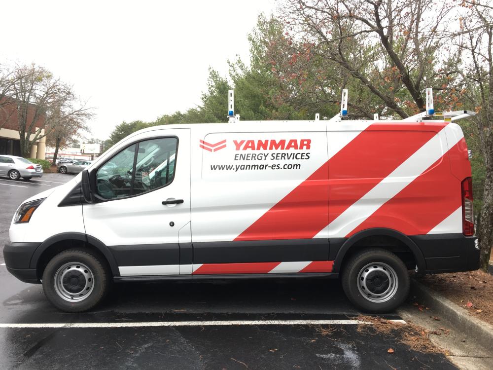 Yanmar Energy car wrap