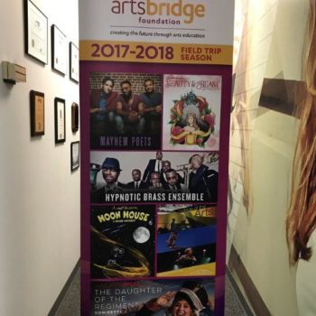 Arts Bridge Foundation Sign