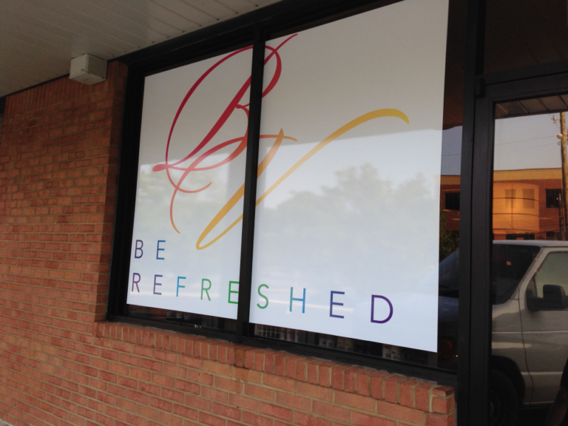Be Refreshed window graphic