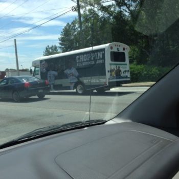 Custom wrapped bus