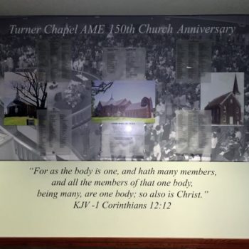 Turner chapel wall design