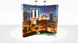 11 Alive curved graphic pop up display