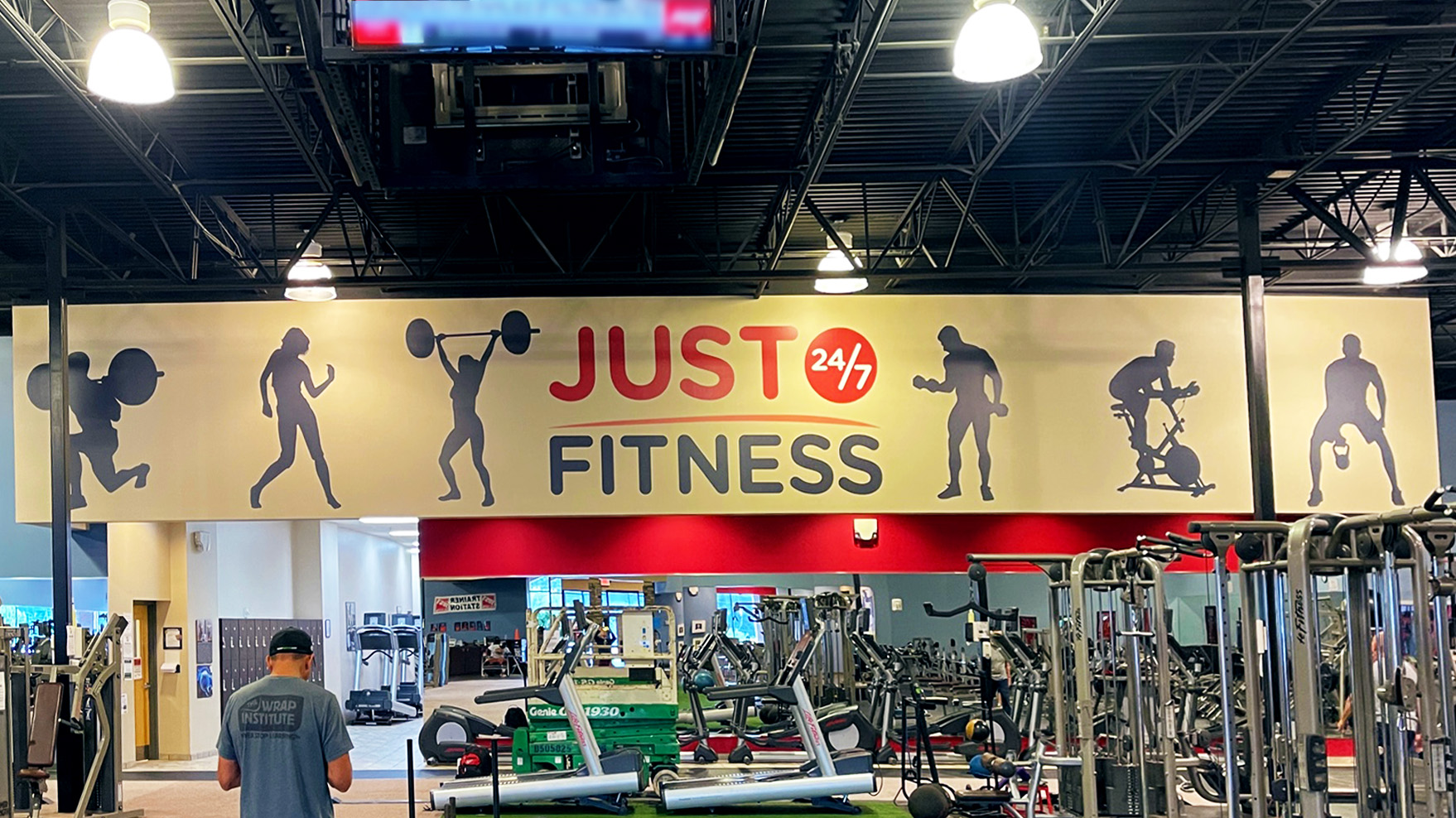 just fitness 24/7 wall decals