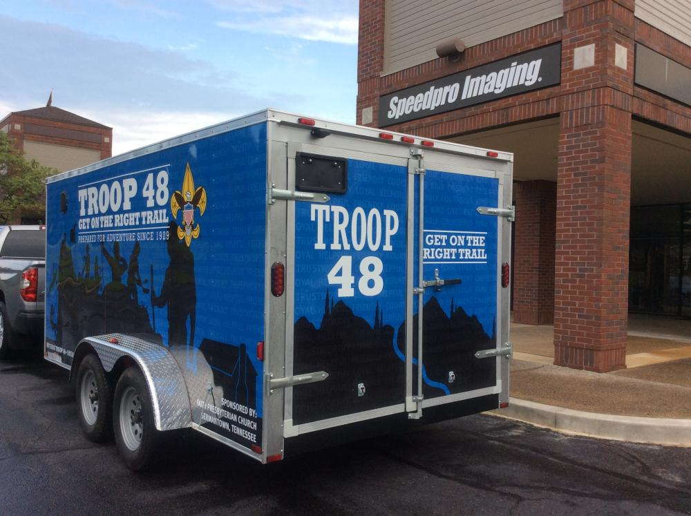 BSA troop 48 trailer wrap