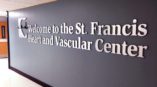 Indoor sign for St. Francis Heart and Vascular Center