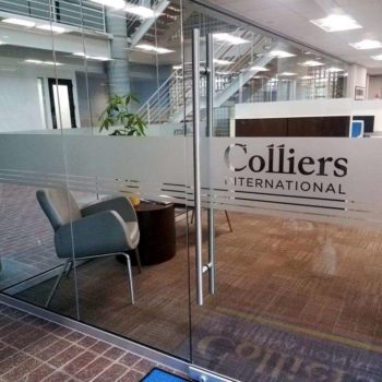 Entrance to the office of Colliers International