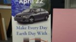 Banner advertisement for Earth Day by the Honda of Princeton 