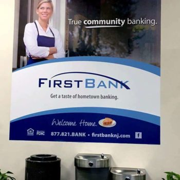 First bank banner: Get a Taste of Hometown Banking