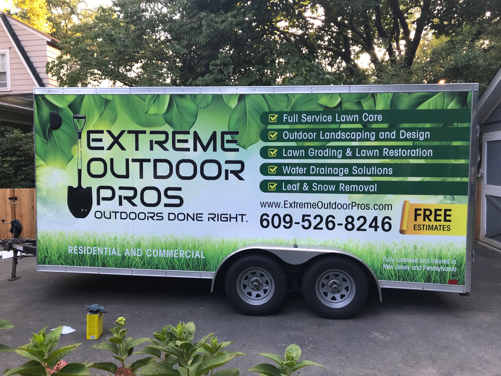 Trailer Wrap for Extreme Outdoors