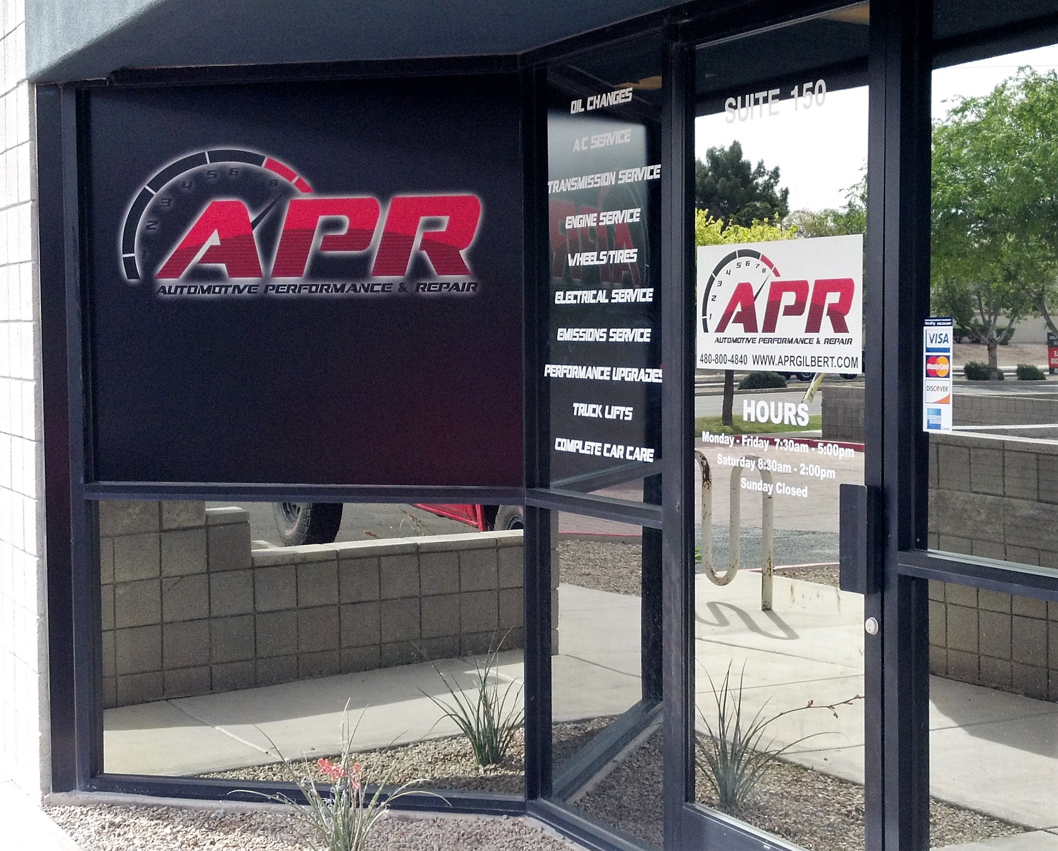 APR window and door signage