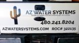 AZ Water Systems truck wrap on back