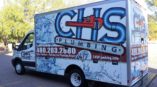 CHS Plumbing fleet wrap