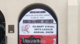 Gilbert Visual Arts League Annual Show outdoor banner