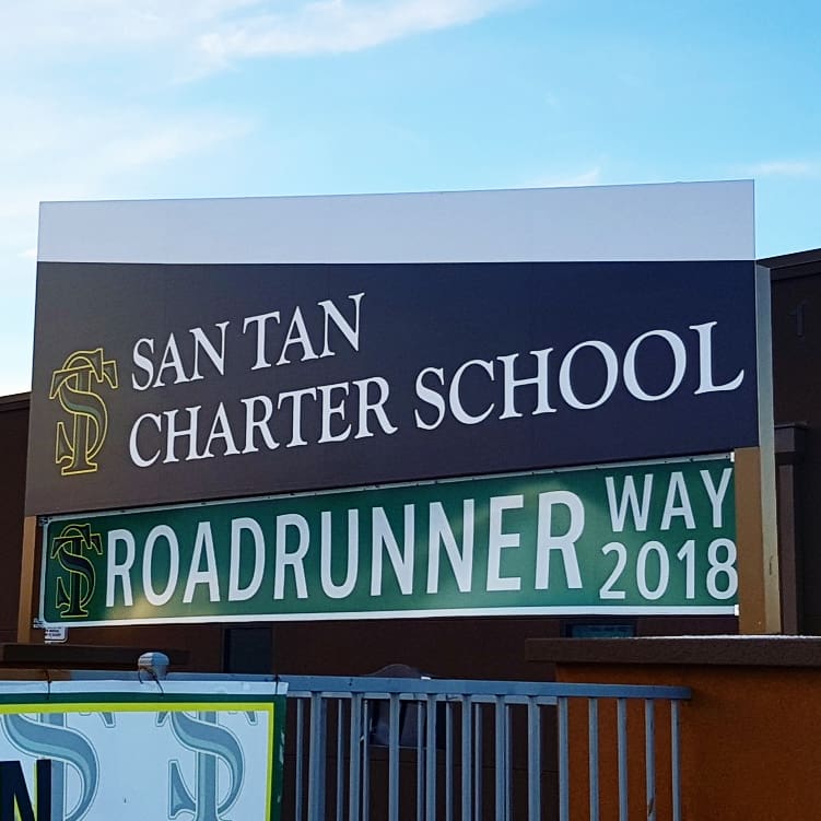 San Tan Charter School outdoor signage