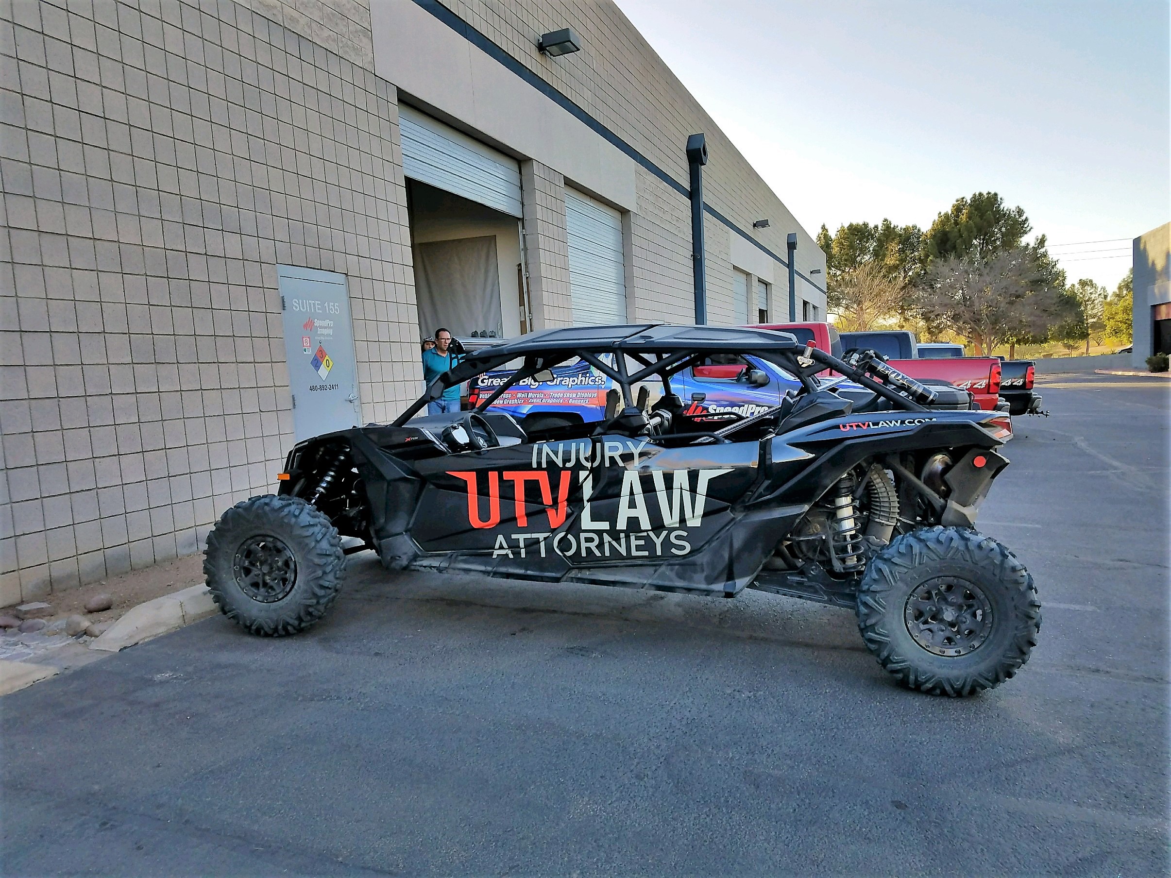 UTV Law Attorneys vehicle wrap