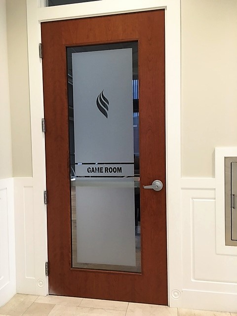 Game Room door signage