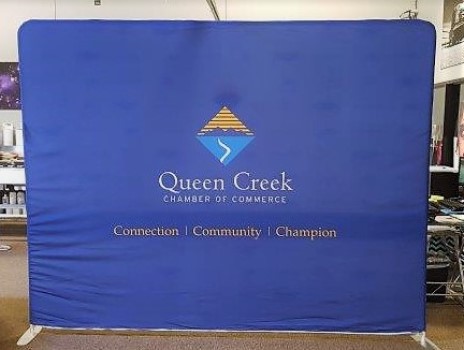 Queen Creek, AZ Stretched Fabric Backdrop