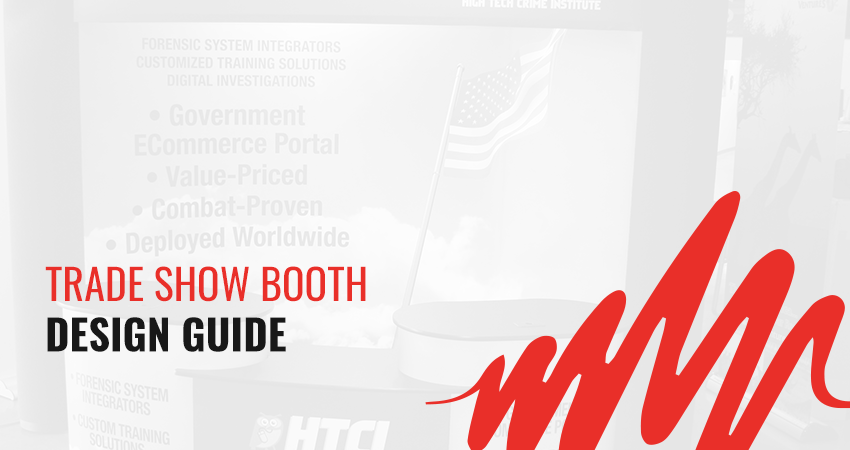 Trade show booth design guide graphic