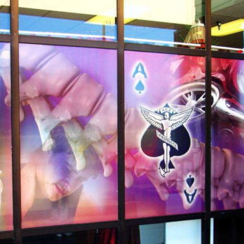 Ace Chiropractic window mural