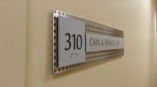 Cain & Snihur installed wall signage