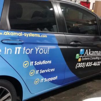 Akamai Systems car wrap