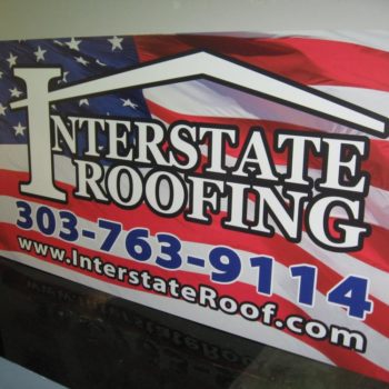 Interstate Roofing signage