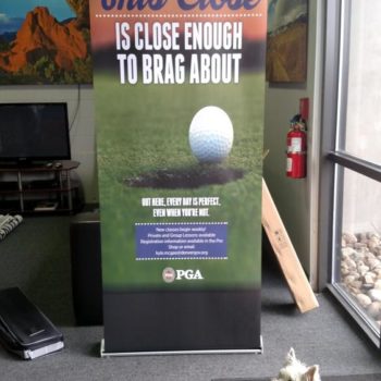 PGA pop-up banner
