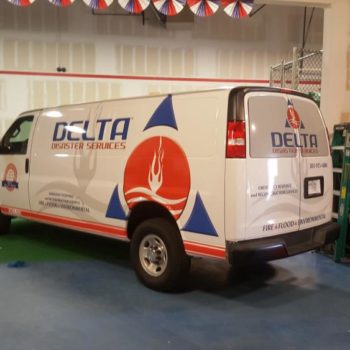 Delta Disaster Services van wrap
