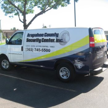 Arapahoe County Security Center Inc van wrap