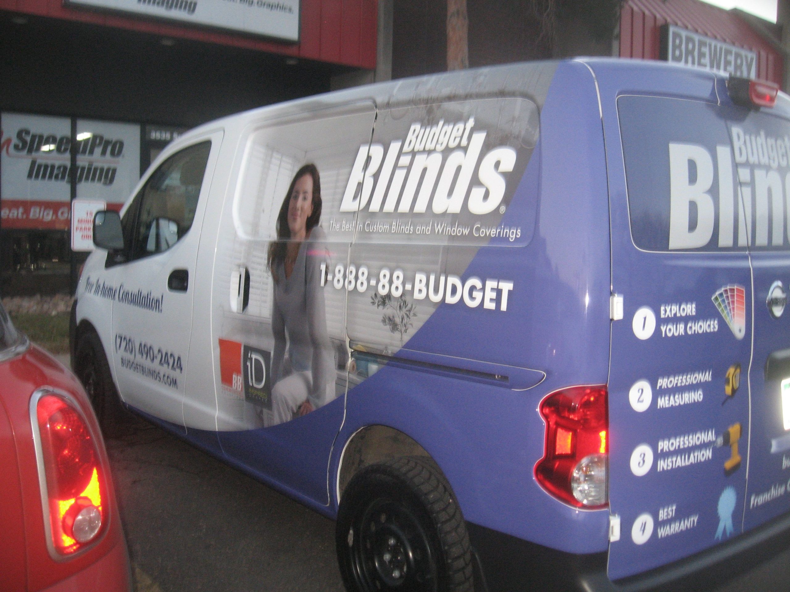 Budget Blinds van wrap