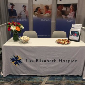 The Elizabeth Hospice tradeshow display