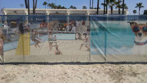 sand volleyball banner
