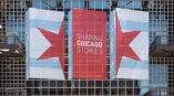 Sharing Chicago Stories vinyl banners