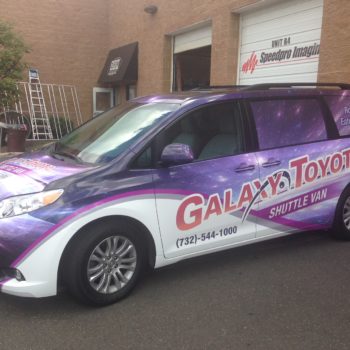 Galaxy Toyota Car / Vehicle Wrap with Custom Graphics