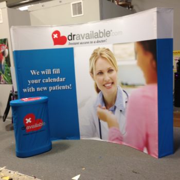 Doctor Available Trade Show Display Graphics