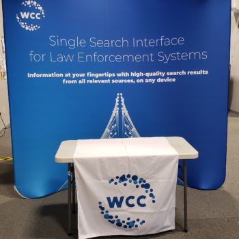 WCC Custom Printed Trade Show Display and Table Runner